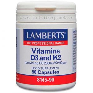Vitaminas D3 y K2 de Lamberts