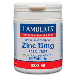 Zinc 15 mg (90 comprimidos) de Lamberts
