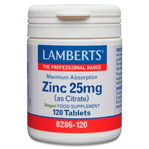 Zinc 25 mg de Lamberts