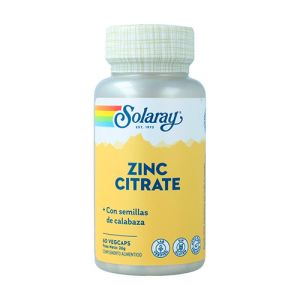Citrato de Zinc de Solaray