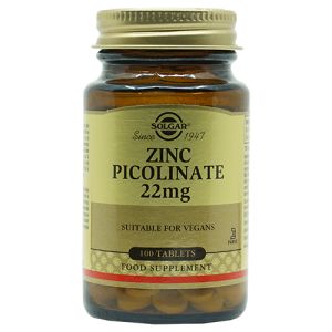 Zinc Picolinato 22 mg de Solgar