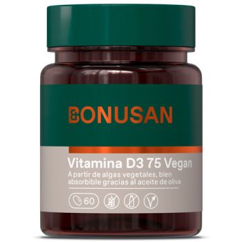 Vitamina D3 75 Vegan de Bonusan