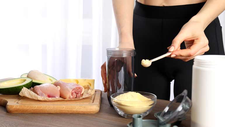 Proteína para apoyar en el entrenamiento